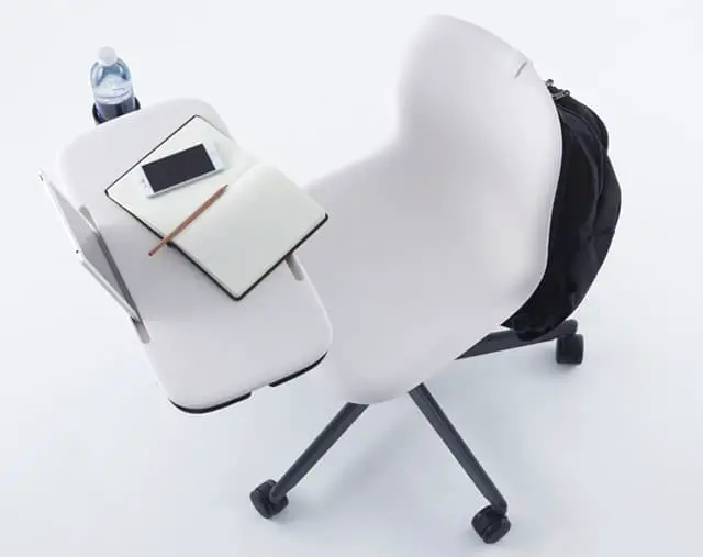 SixE Learn Ergonomic Chair With Integrated Desk Vurni