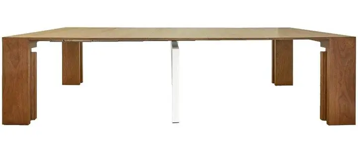 console extendable dining table