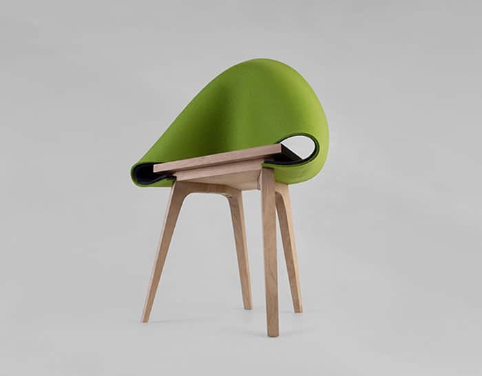 Nuno-chair-in-green-felt-color
