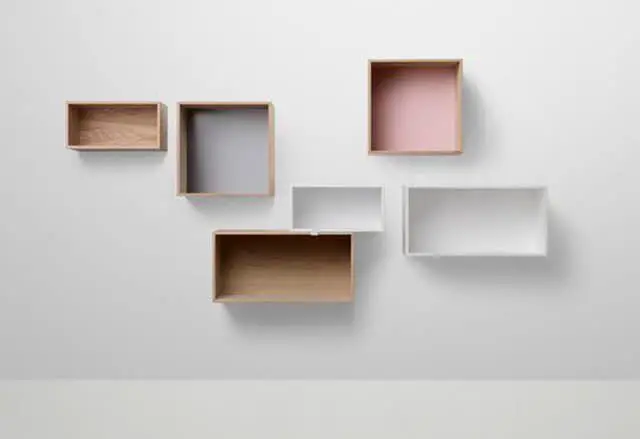 boxes shelving system