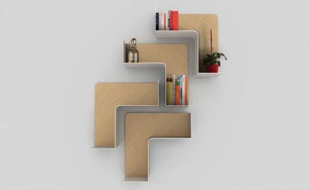 Fishbone-wall shelf system