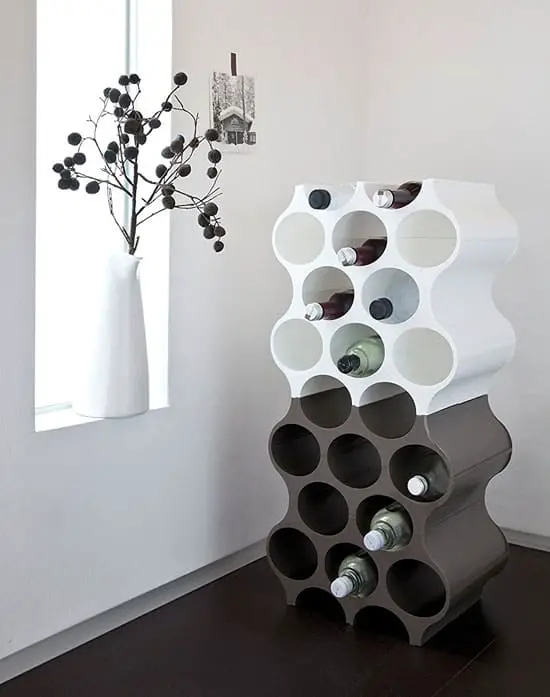 set-up modular wine rack