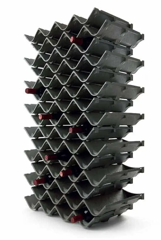 Zig-Zag wine bottle rack