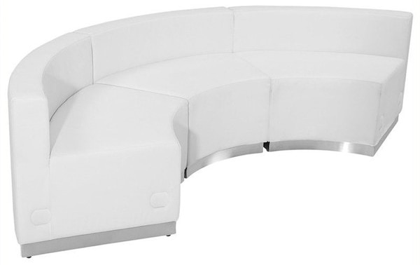 curved modular seating for public spaces