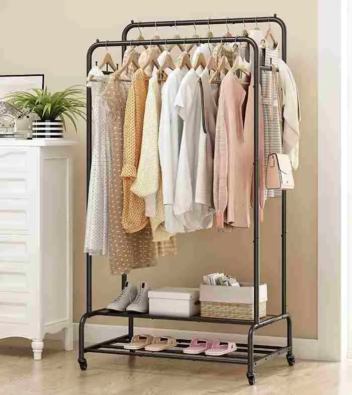 pipe clothing and shoe rack