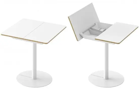 Duo table: small table and desk