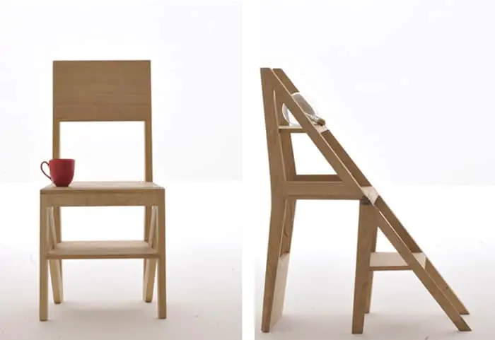 folding stepladder chair