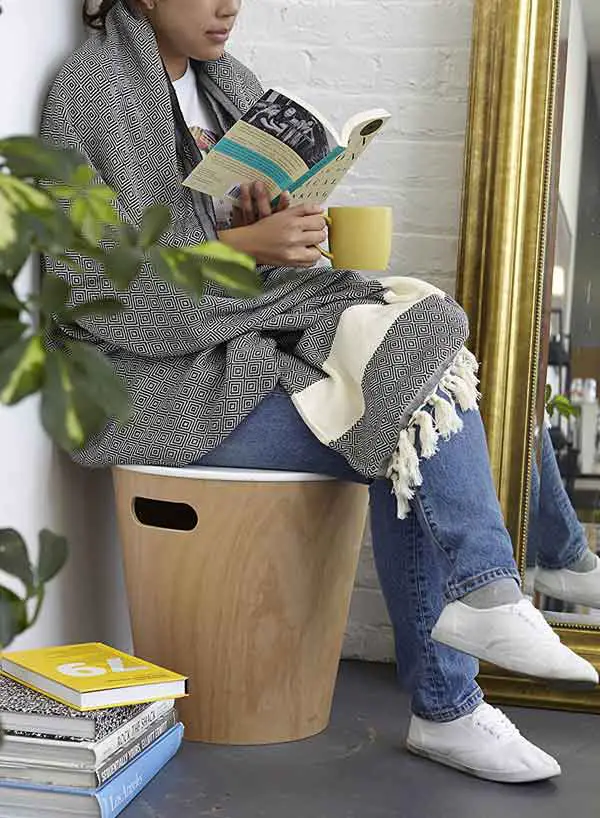 storage seat ottoman with lid