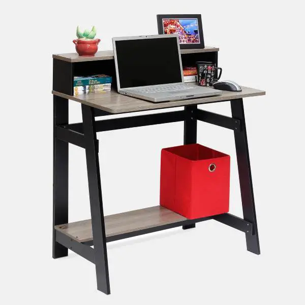 a-frame simplistic small computer desk