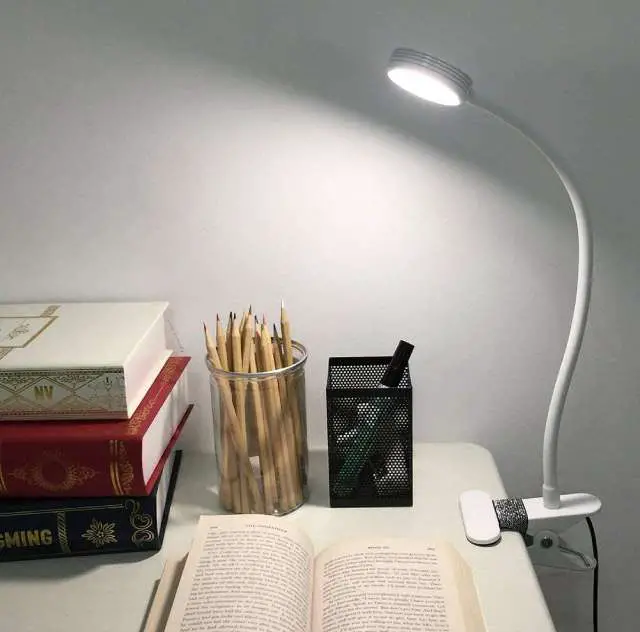 flexible clip desk lamp