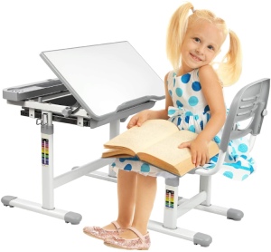 ergonomic desk and chair set for children