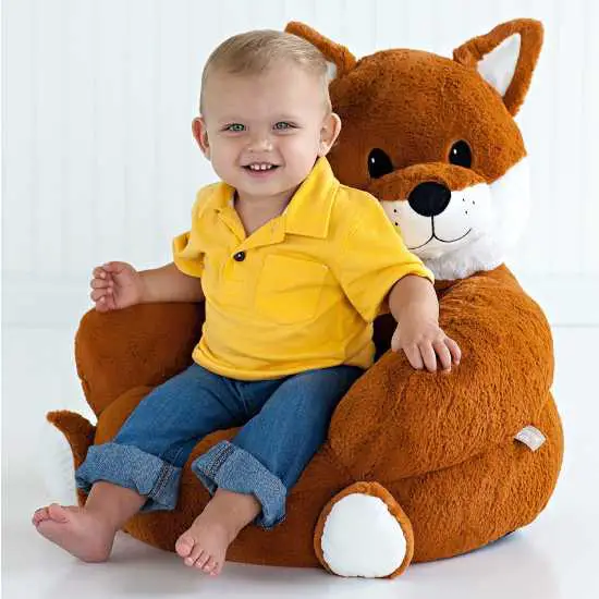 plush fur chair for kids