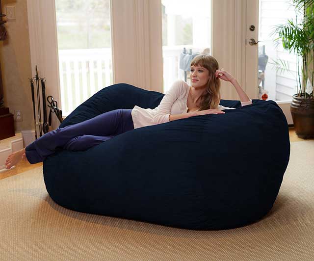Bean bag chair-bed