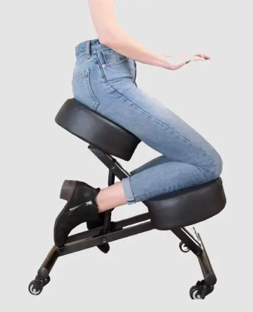 DRAGONN ergonomic kneeling chair encourages active sitting.