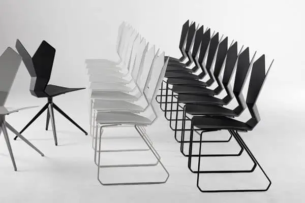 Tom Dixon stacking Y-Chairs