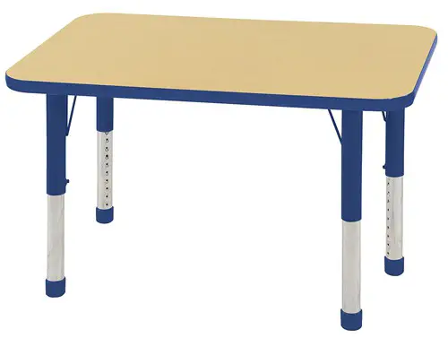 Height-adjustable activity table for kids