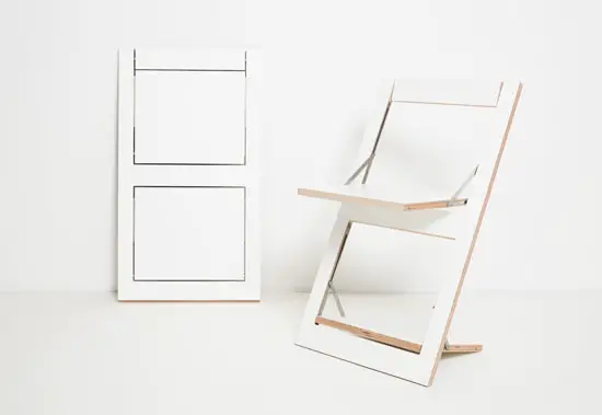  folding plywood chair