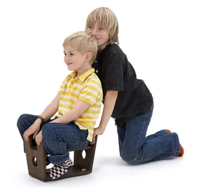 stool-and-pushing-wagon