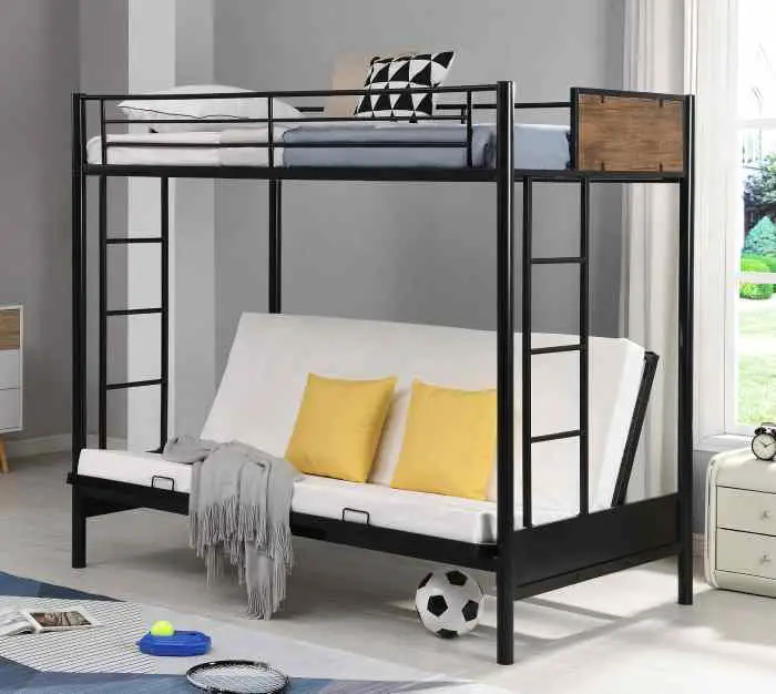twin ovet twin bunk bed-couch