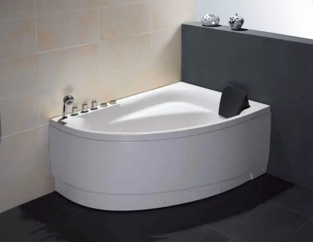 corner bath tub