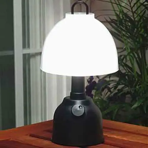 Outdoor portable lantern-table lamp