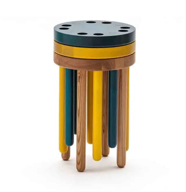 stackable stools with holes