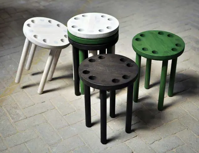 Poke stacking stools