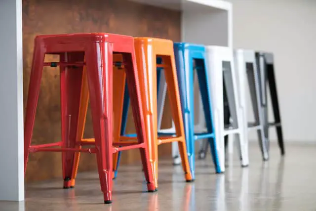 metal stackable stools