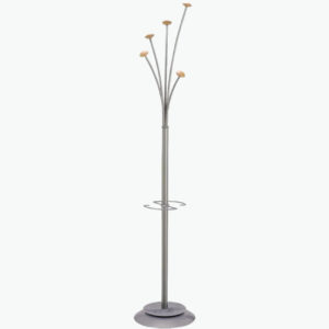 Alba Festival Coat Stand - Modern Designer Coat Rack With 5 Hooks & Weighted Base - View #12