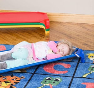 stackable daycare cot