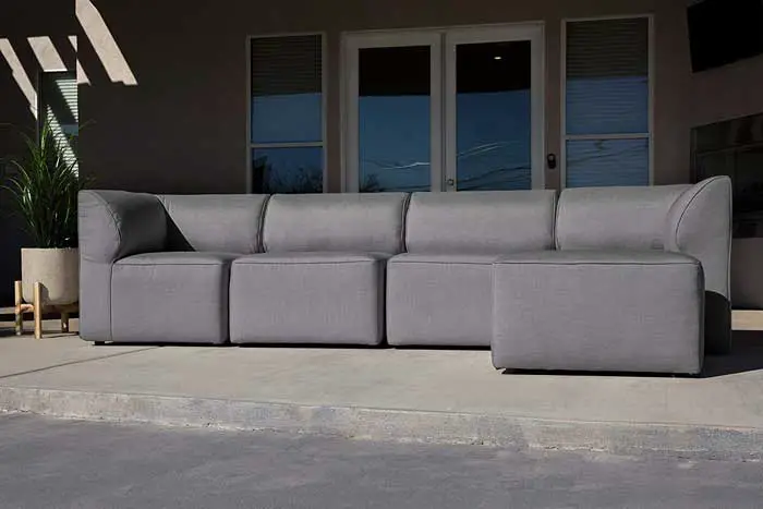 modular sectional sofa for indoor and outdoor use
