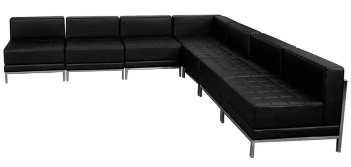 leather secional sofa