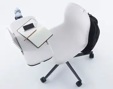 7 Mobile Tablet Chairs Vurni, Chairs With Desk Attached