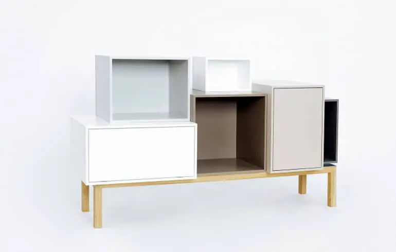 Cubit sideboard with stand