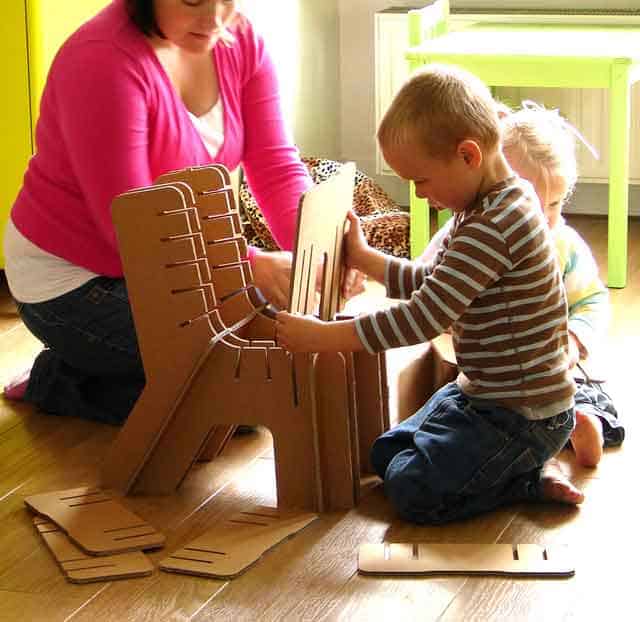 kids FIY cardboard chair 