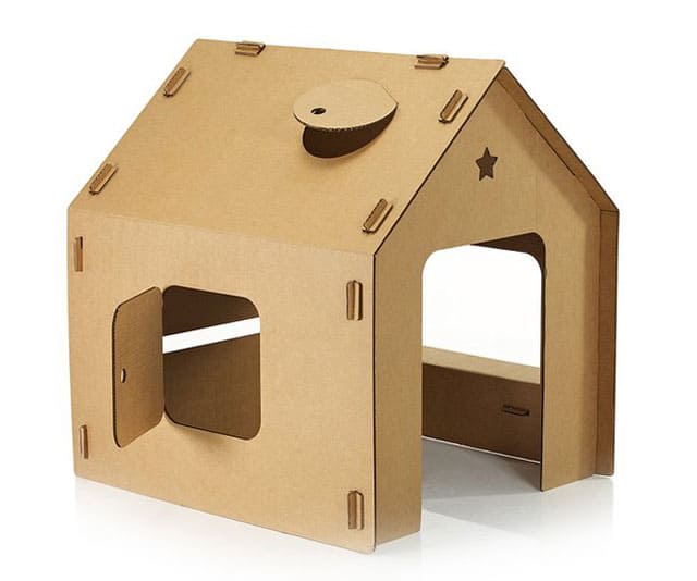 kids cardboard playhouse 