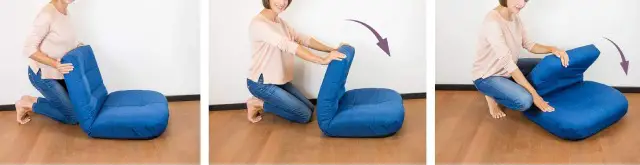 easy lounge adjustable folding floor chair