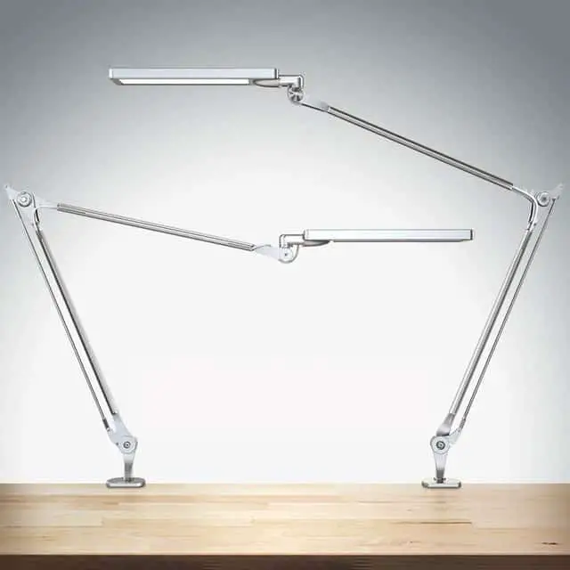 With this high-quality BYB architect lamp you can save your preferred light setting. The eye protection system prevents glare and light flicker and is ideal for architects and graphic designers. Its adjustable head and arm are made of durable metal with brushed finish.