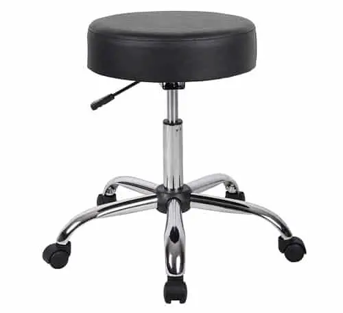 Ergonomic height adjustable swivel stool