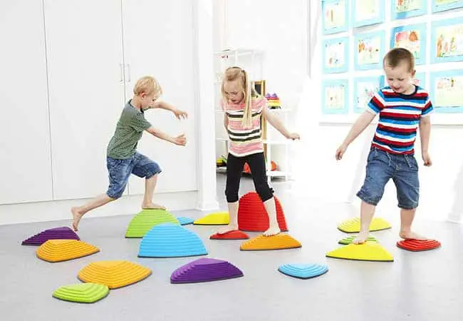 non-slip balance stepping stones for kids