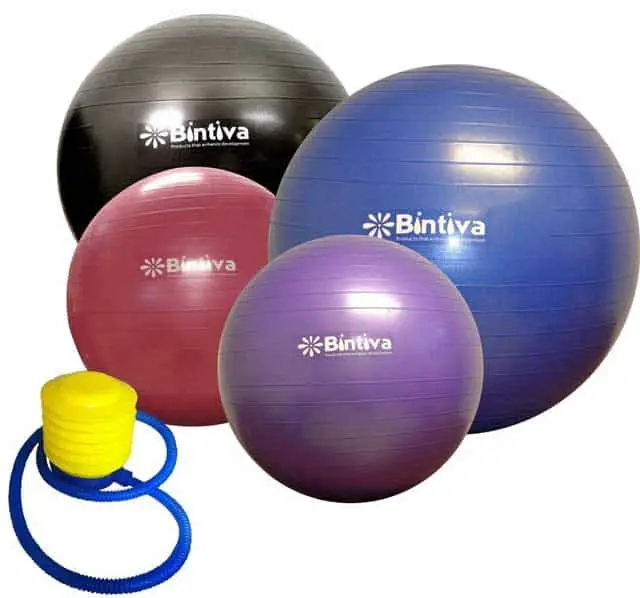 Bintiva fitness exercise stability yoga ball