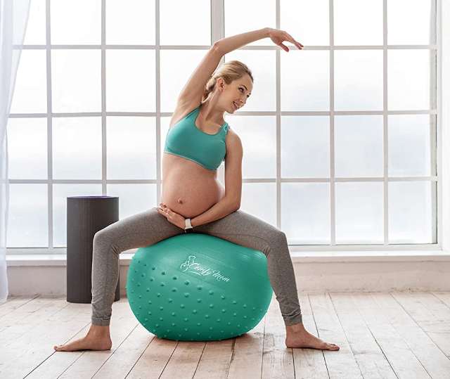 Comfy Mom exercise birthing ball