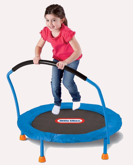kids indoor trampoline with handle