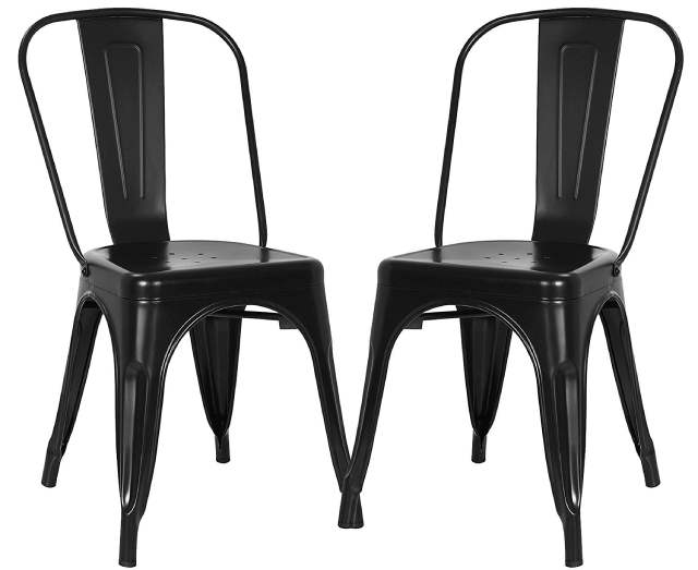 metal stackable bistro chair