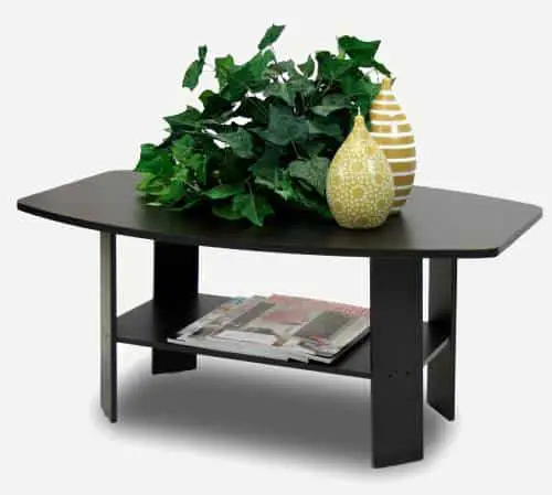 coffee table with magazine storage