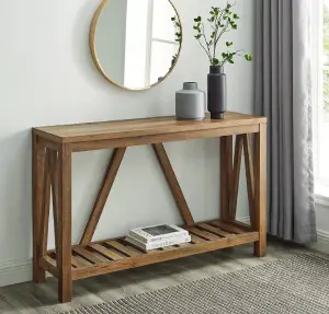 A-frame console table