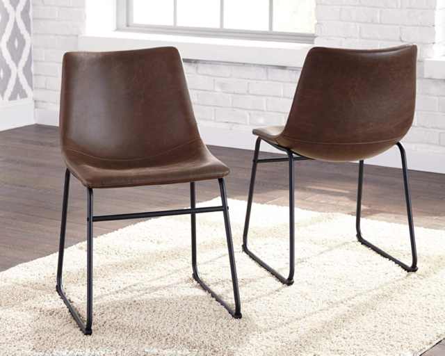 faux leather retro style chairs