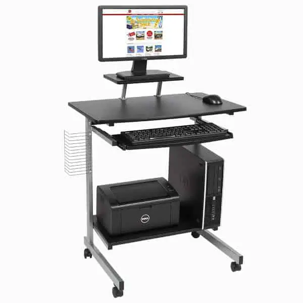 computer tower desk for students