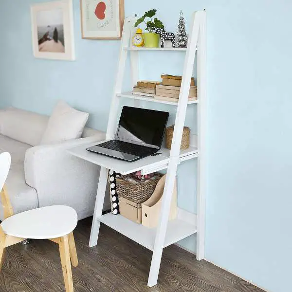 ladder bookcase desk
