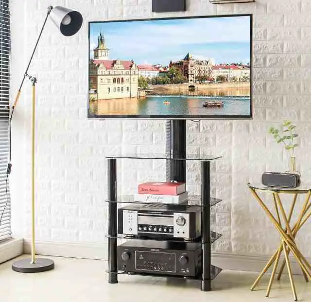 space saver tv stand